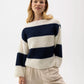 Holebrook Cajsa Sweater - Off White/Navy
