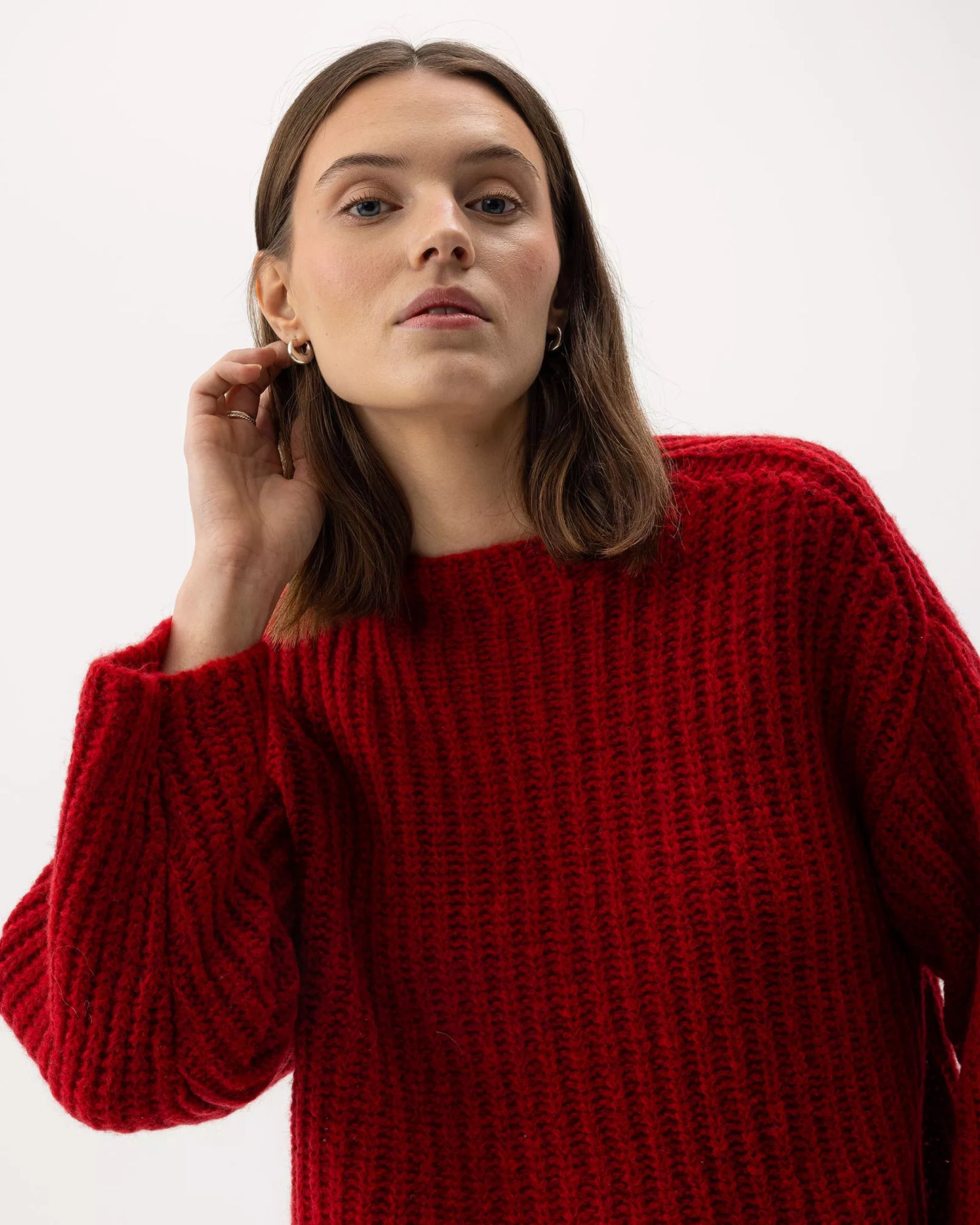 Holebrook Cajsa Sweater - Ruby