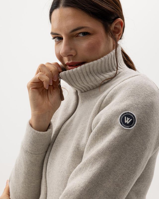 Holebrook Claire Fullzip Windproof - Light Grey Melange