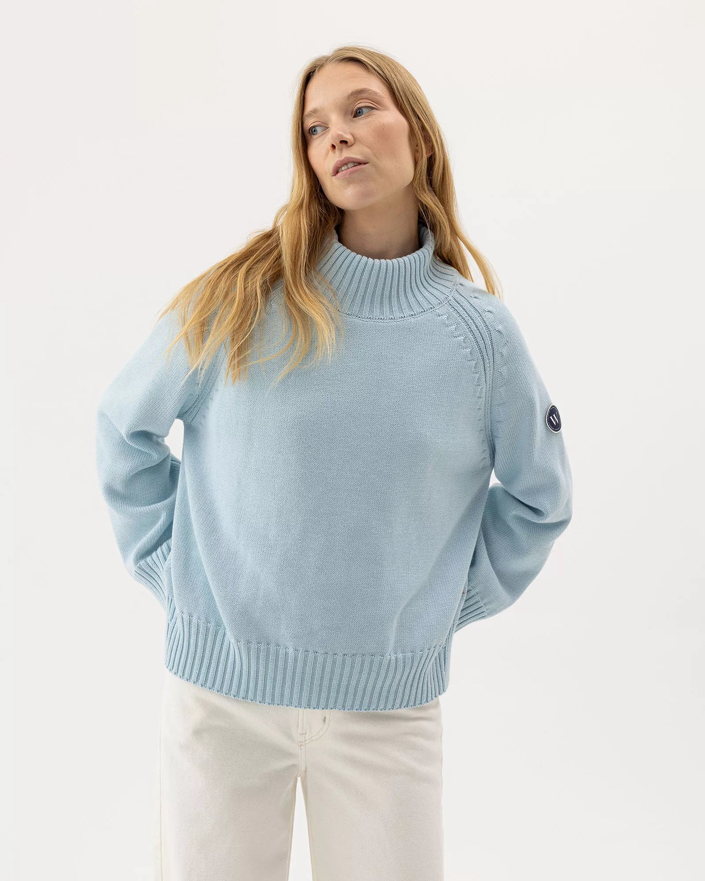 Holebrook Gerda Turtle Neck Windproof - Pale Blue