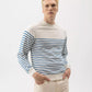 Holebrook Gunnar Crew - Off White/Surf Blue