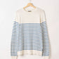 Holebrook Gunnar Crew - Off White/Surf Blue