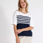 Holebrook Isabella Tee - Navy/White