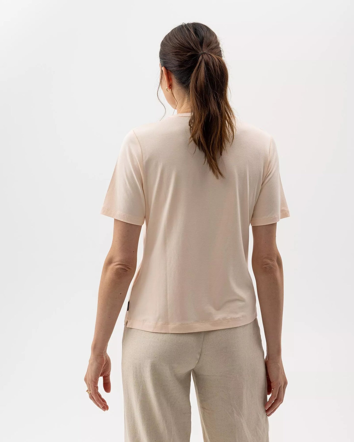Holebrook Jennie Tee - Pale Peach
