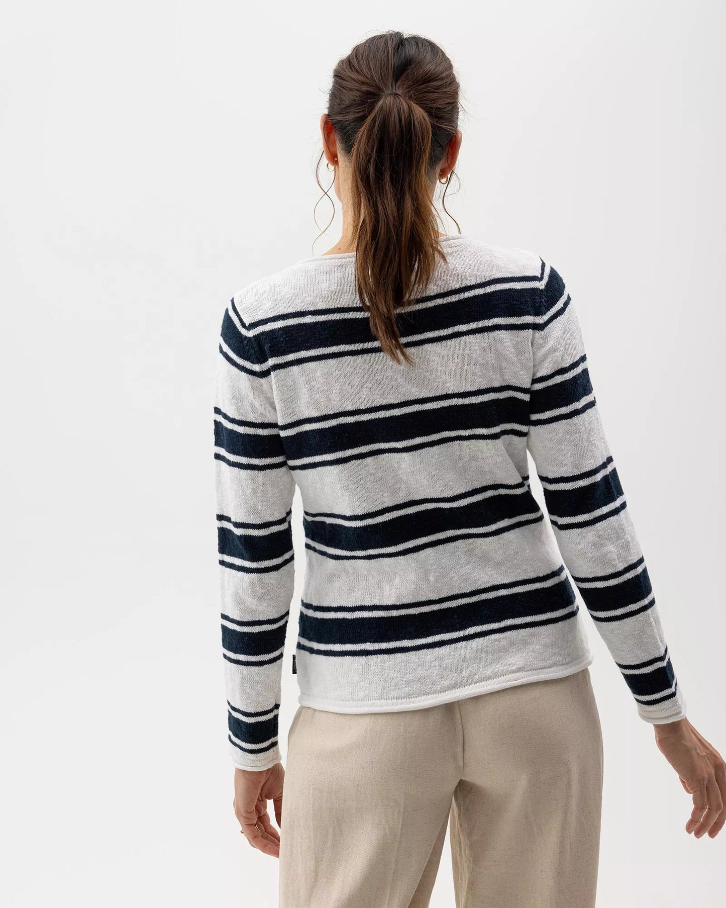 Holebrook Juni Boatneck - White/Navy