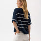 Holebrook Juni Tee - Navy/White