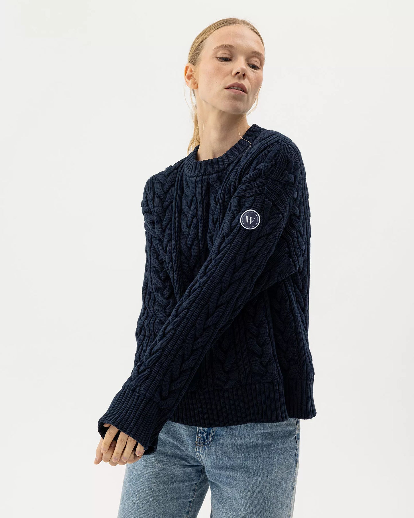 Holebrook Juno Crew Windproof - Navy