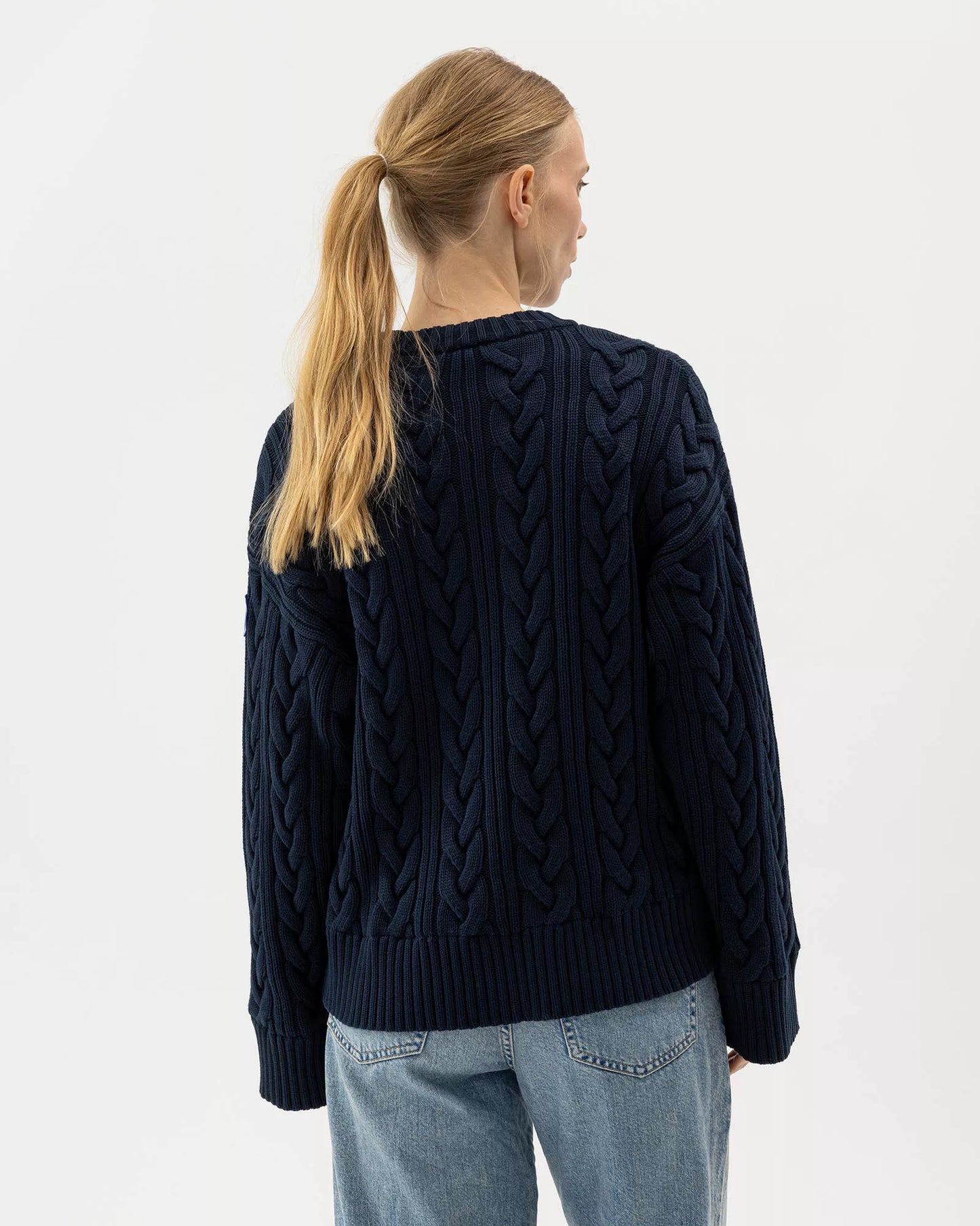 Holebrook Juno Crew Windproof - Navy