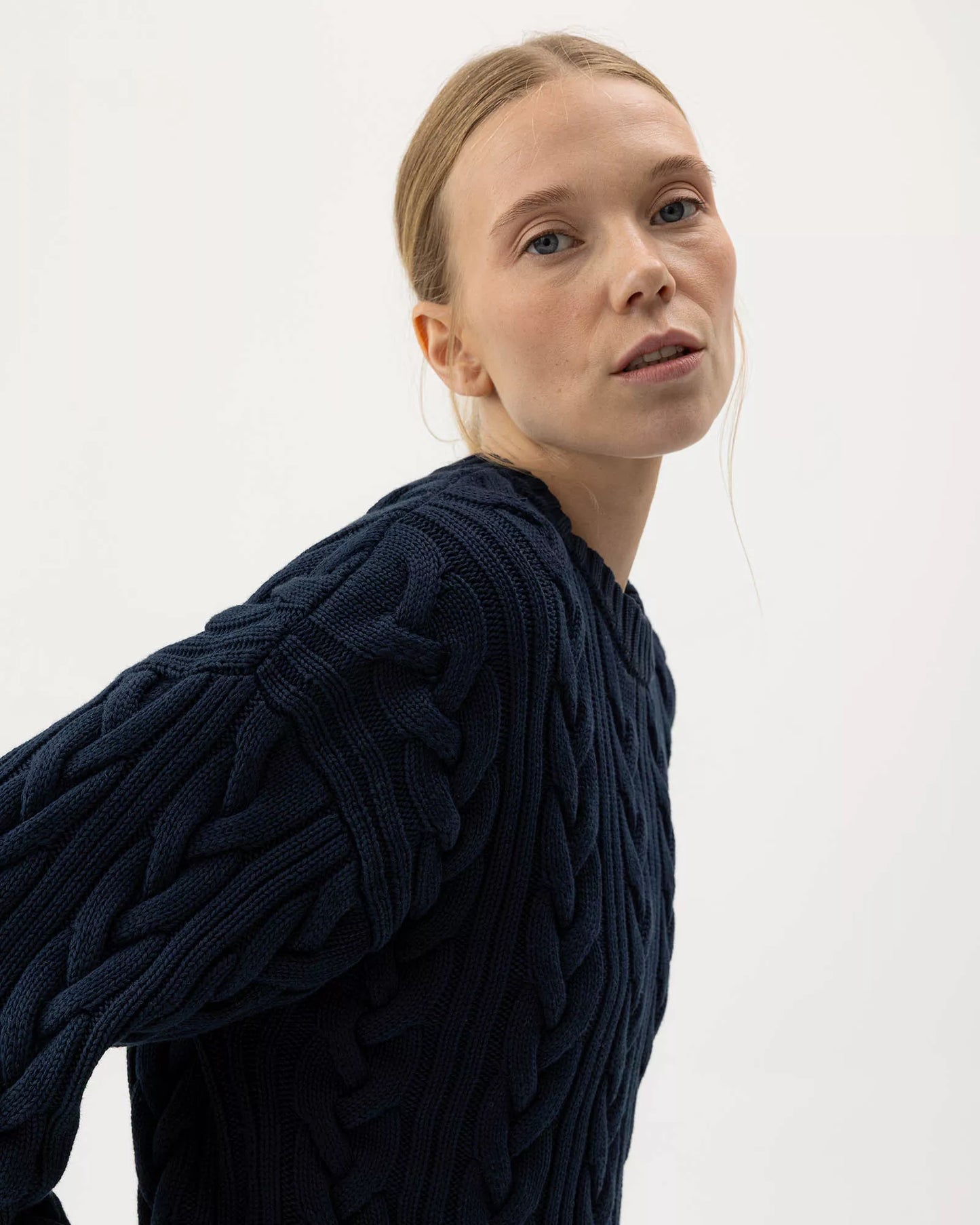 Holebrook Juno Crew Windproof - Navy