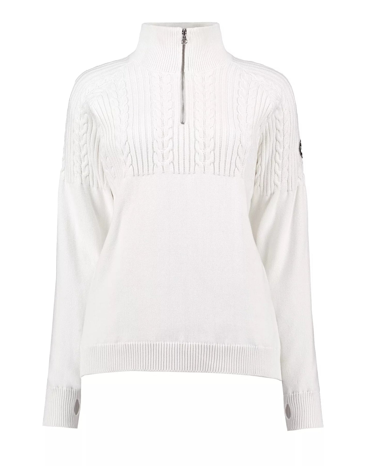 Holebrook Klara T-Neck Windproof - Off White