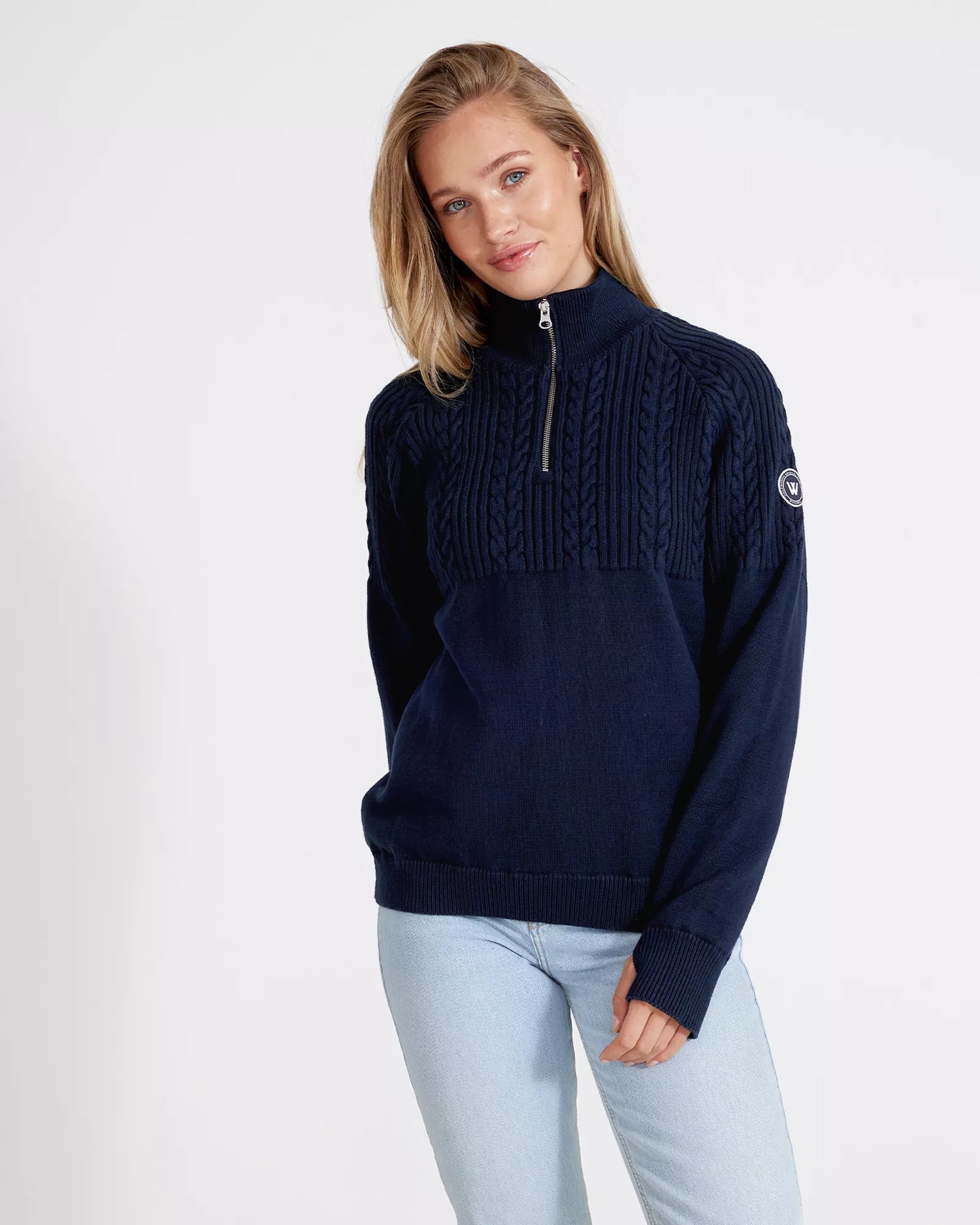 Holebrook Klara T-neck Windproof - Navy