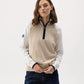 Holebrook Laura T-neck Windproof - Oyster (multi color)