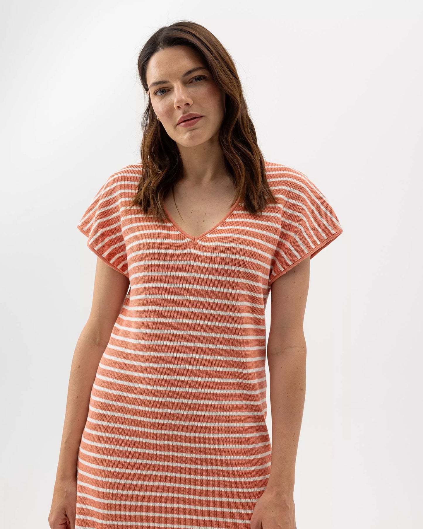 Holebrook Maud Dress - Rose Dawn/Off White