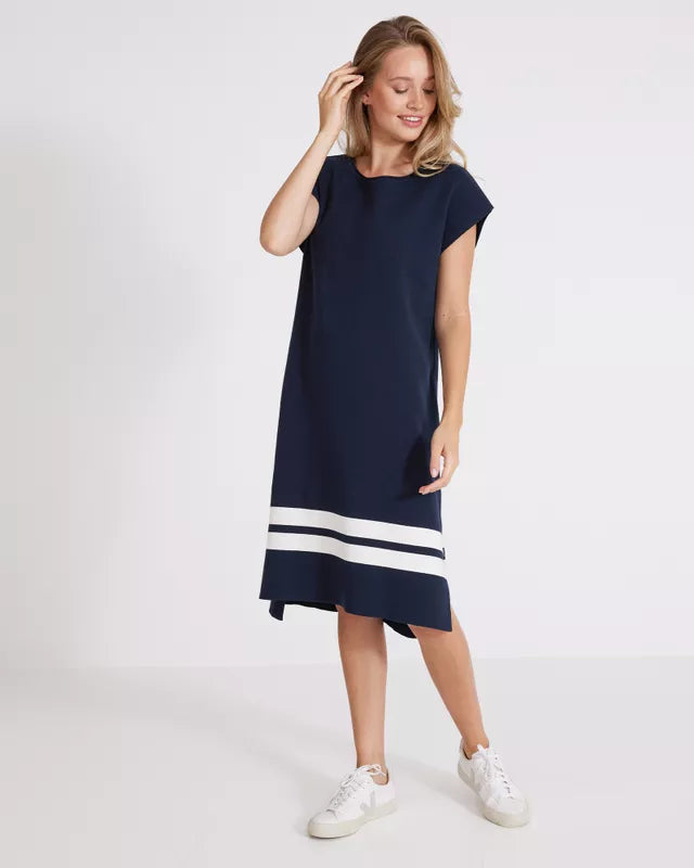 Holebrook Nadja Dress - Navy/Off White