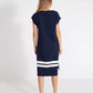 Holebrook Nadja Dress - Navy/Off White