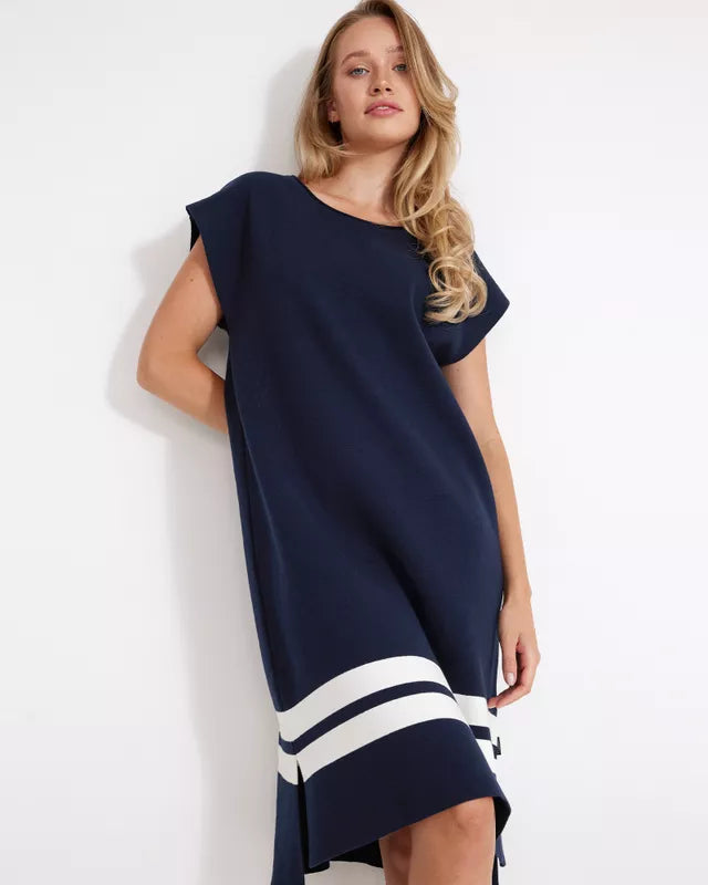 Holebrook Nadja Dress - Navy/Off White