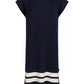 Holebrook Nadja Dress - Navy/Off White