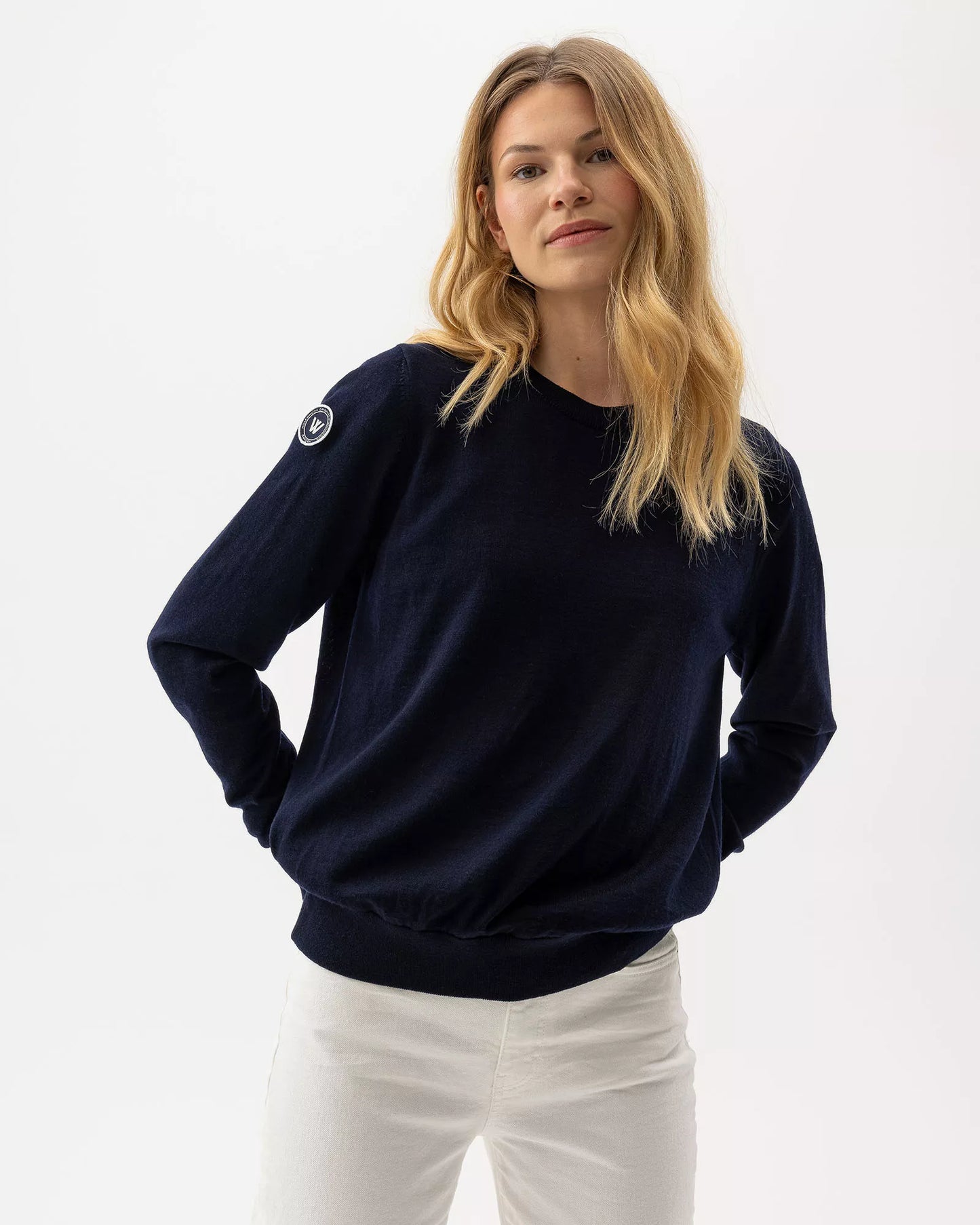 Holebrook Nelly T-neck Windproof - Dark Navy