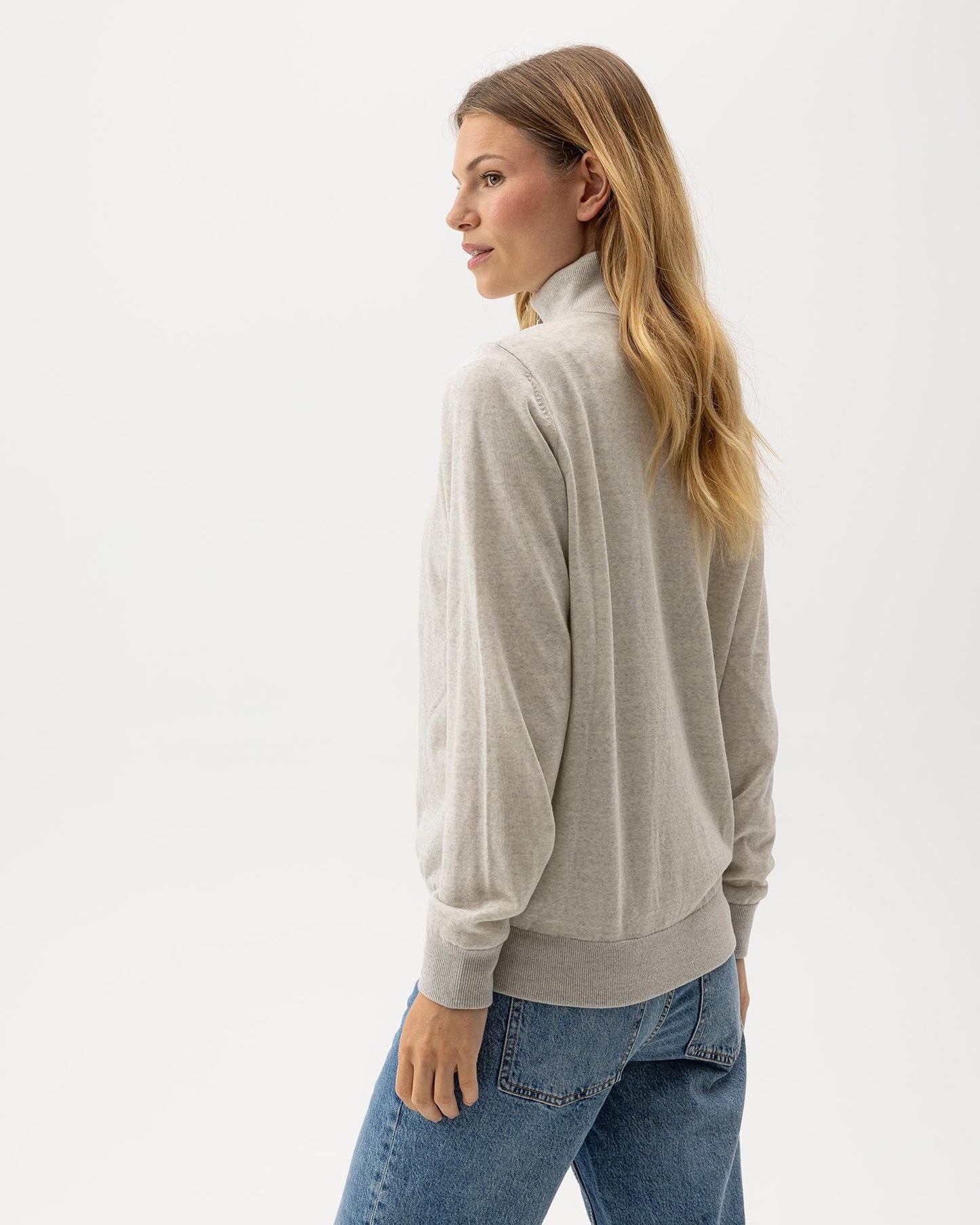 Holebrook Nelly T-neck Windproof - Light Grey Mel.