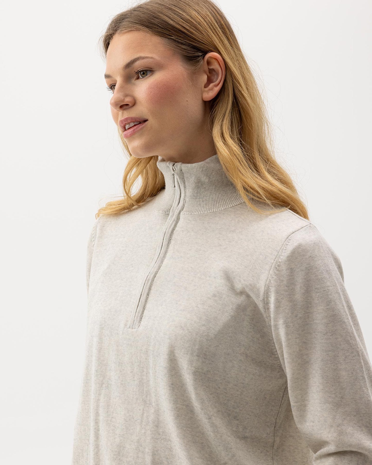 Holebrook Nelly T-neck Windproof - Light Grey Mel.