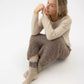 Holebrook Sundborn Socks - Oyster/Brown