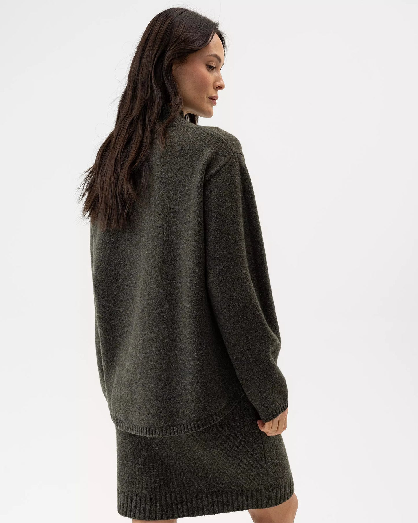 Holebrook Veronika Turtle Neck - Forest Green