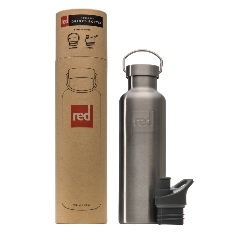 Red Equipment Insulated Drinks Bottle - Stainless Steel