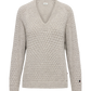 Red Green Jamile Bobble Knit - Off White Melange