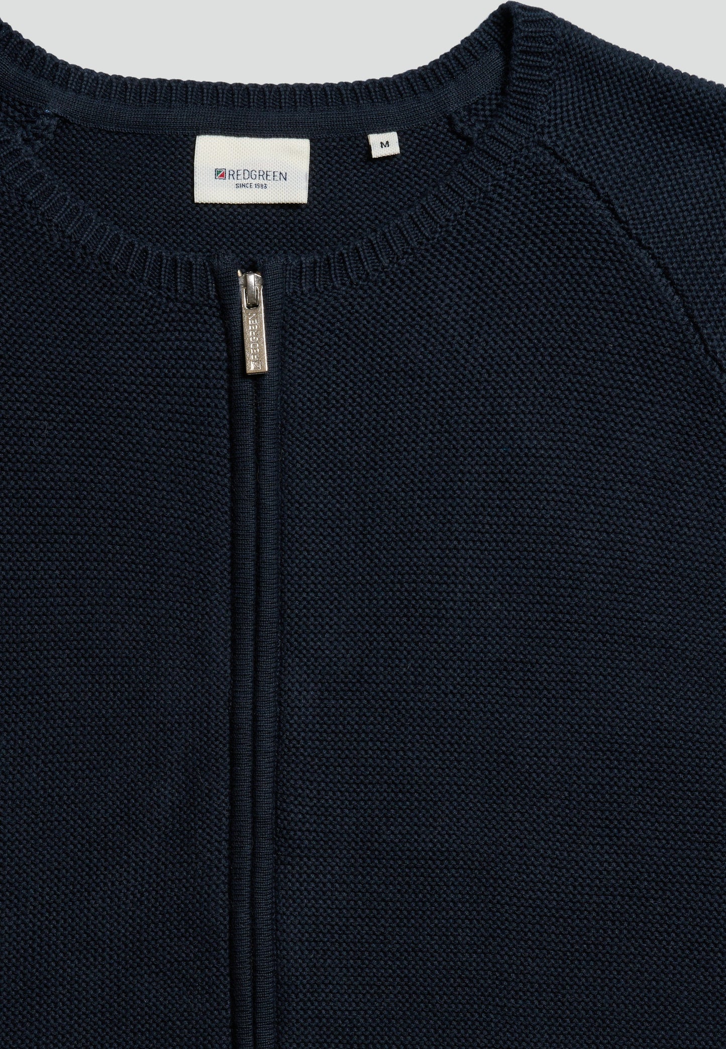 Red Green Jazz Knit - Light Grey Melange