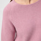Red Green Julia Knit - Pale Pink Melange
