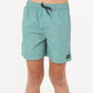 Rip Curl Boys Offset Volley Boardshorts - Blue Lagoon