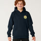 Rip Curl Kids Wetsuit Icon Hoodie - Dark Navy