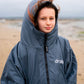 Dryrobe Advance Kids Changing Robe - Dark Grey/Orange