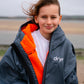 Dryrobe Advance Kids Changing Robe - Dark Grey/Orange