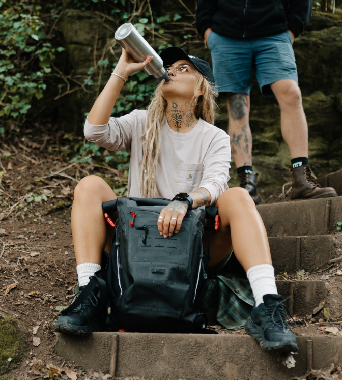 Red Paddle Co Adventure Waterproof Backpack 30L - Obsidian Black