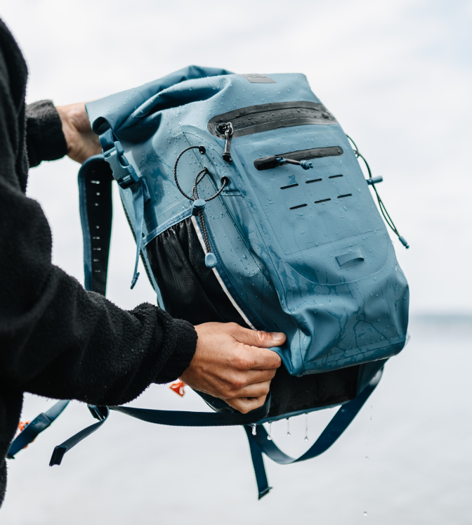 Red Equipment Adventure Waterproof Backpack 30L - Storm Blue