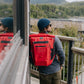 Red Paddle Co Adventure Waterproof Backpack 30L - Limited Edition Berry Red