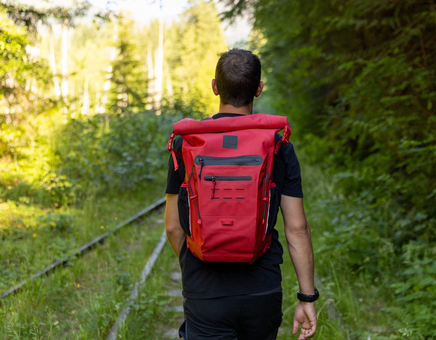 Red Paddle Co Adventure Waterproof Backpack 30L - Limited Edition Berry Red