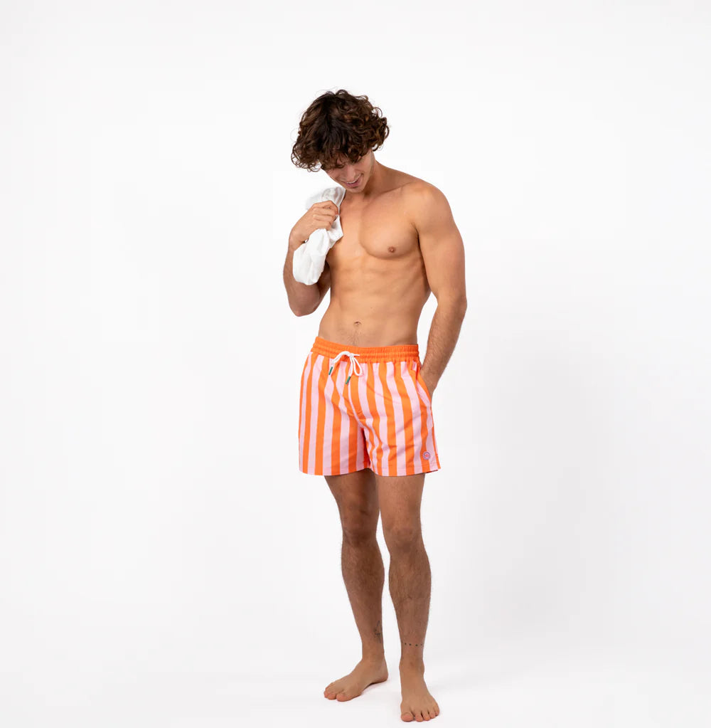 Billy Belt Swim Short - Sunset Splash