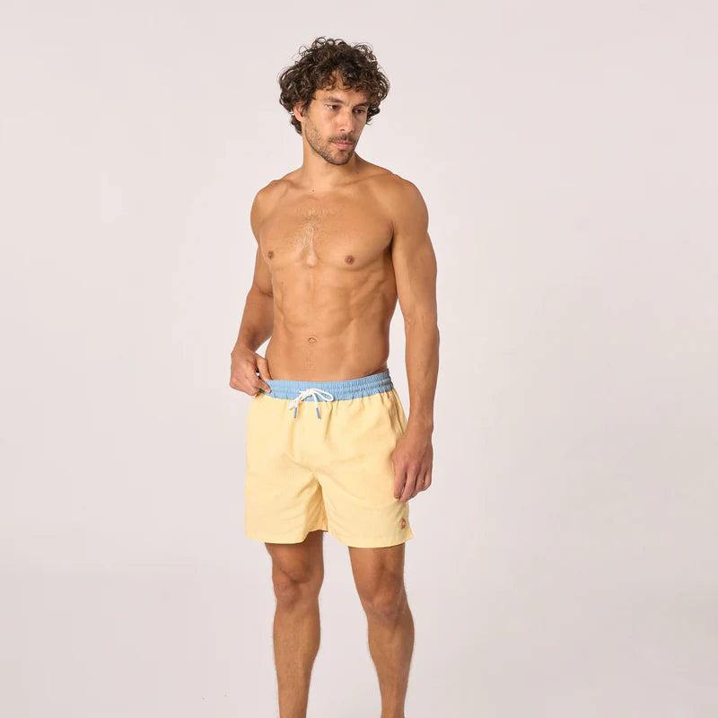 Billy Belt 100% Recycled Swim Shorts - Miami Bloom