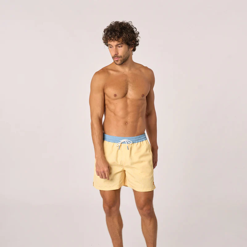 Billy Belt 100% Recycled Swim Shorts - Miami Bloom
