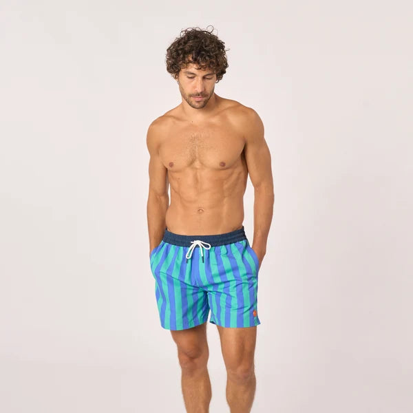 Billy Belt 100% Recycled Swim Shorts - Ocean Drive