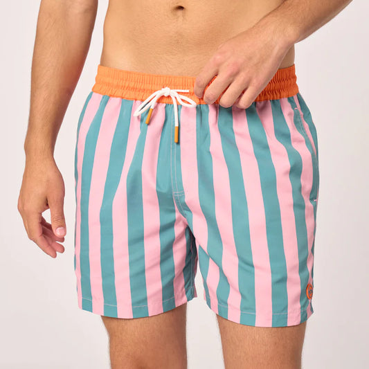 Billy Belt 100% Recycled Swim Shorts - Sunset Avenue