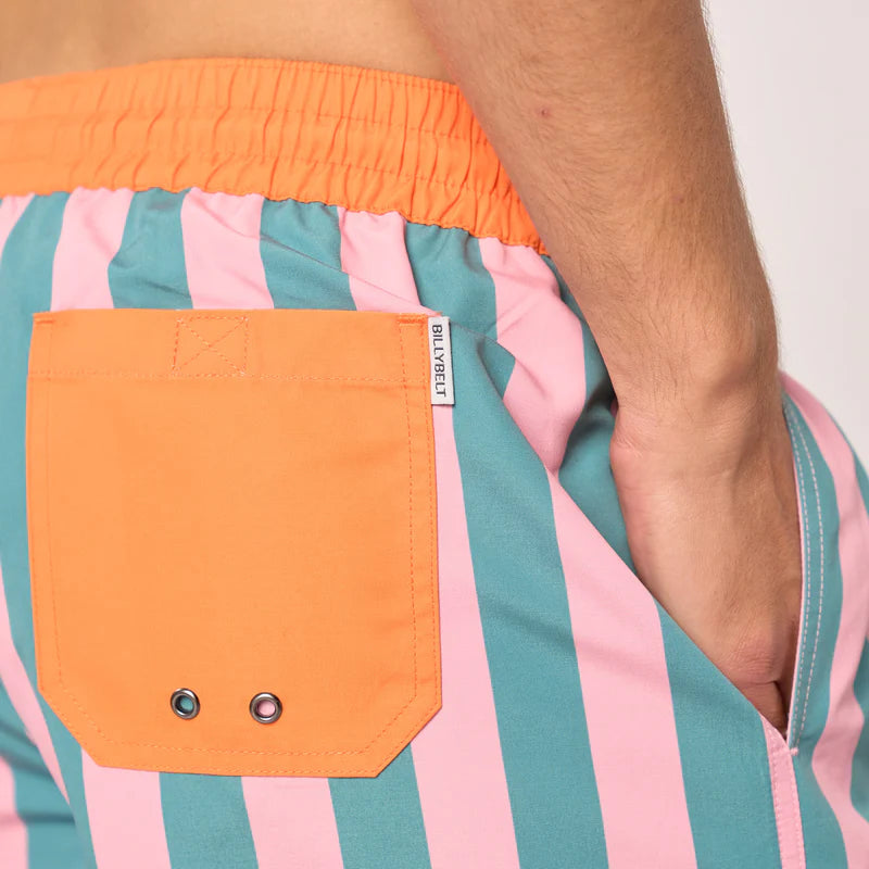 Billy Belt 100% Recycled Swim Shorts - Sunset Avenue
