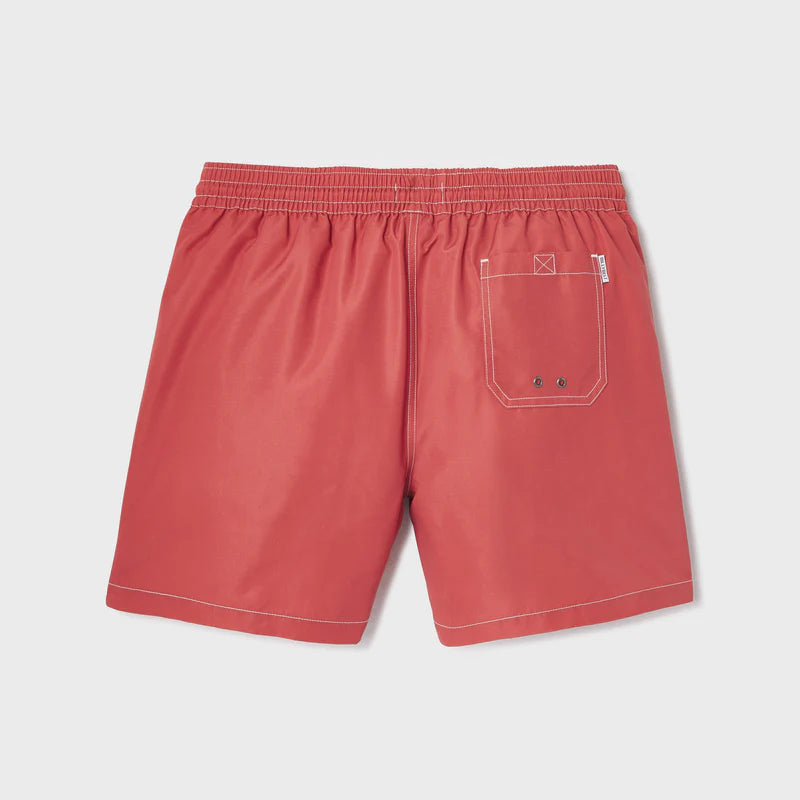 Billy Belt 100% Recycled Swim Shorts - Coral Vibe