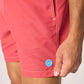 Billy Belt 100% Recycled Swim Shorts - Coral Vibe