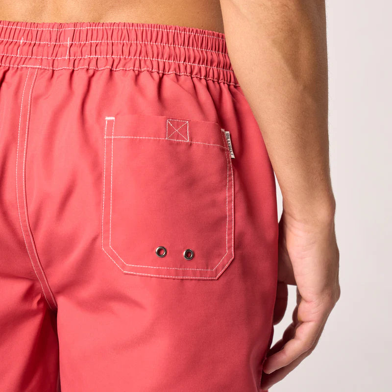 Billy Belt 100% Recycled Swim Shorts - Coral Vibe