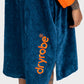 Dryrobe Full-Zip Organic Towel Robe - Deep Sea Blue