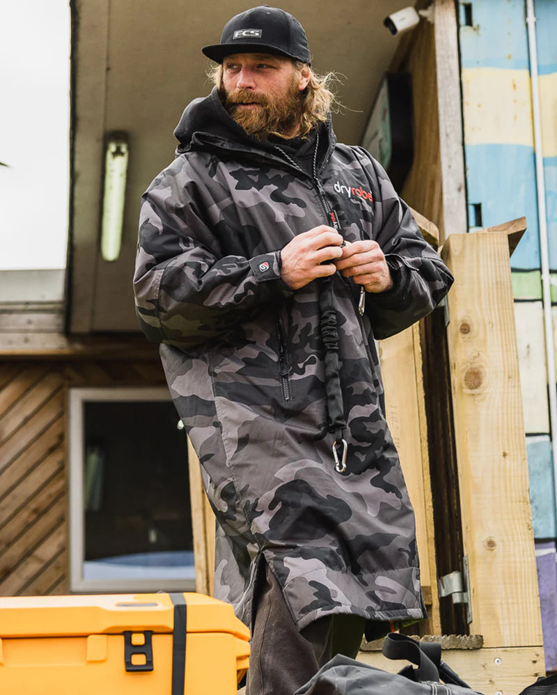 Dryrobe Advance Changing Robe - Black Camo/Black