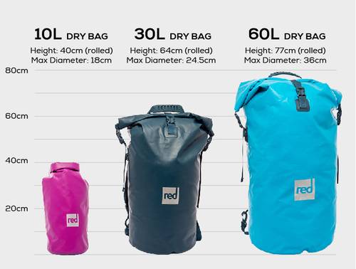 Red Paddle Co 60L Roll Top Dry Bag - Ride Blue
